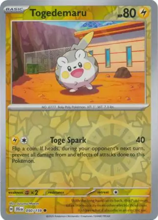 Togedemaru Reverse Holo