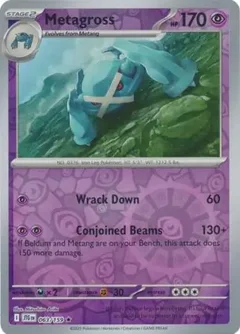 Metagross Reverse Holo 063