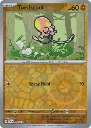 Toedscool Reverse Holo