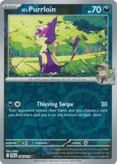 N's Purrloin Reverse Holo 096