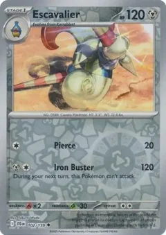 Escavalier Reverse Holo 102