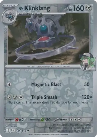 N's Klinklang Reverse Holo