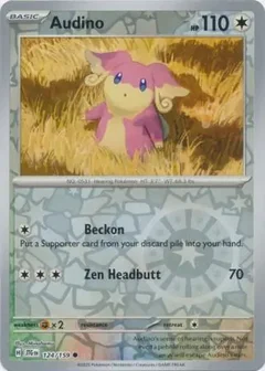 Audino Reverse Holo 124