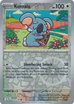 Komala Reverse Holo 129