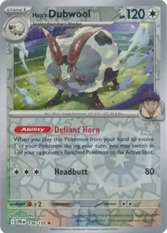 Hop's Dubwool Reverse Holo 136