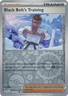 Black Belt's Training Reverse Holo 145