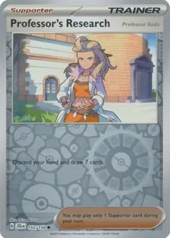 Professor's Research [Professor Sada] Reverse Holo 155