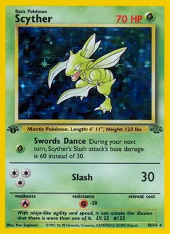 Scyther Holo 10