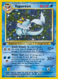 Vaporeon Holo 12