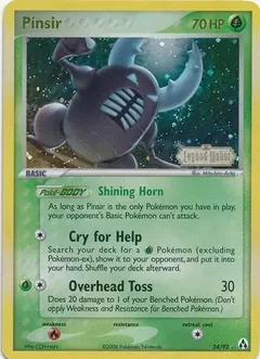 Pinsir Reverse Holo 24