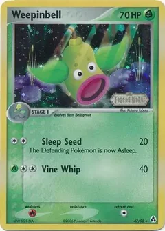 Weepinbell Reverse Holo 47