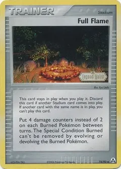 Full Flame Reverse Holo 74