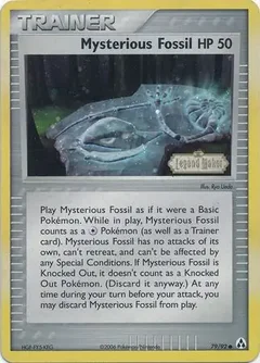 Mysterious Fossil Reverse Holo 79