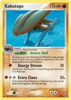 Kabutops Holo 7
