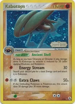 Kabutops Reverse Holo 7