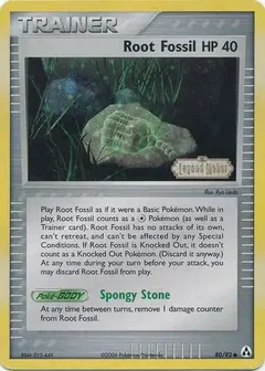 Root Fossil Reverse Holo 80