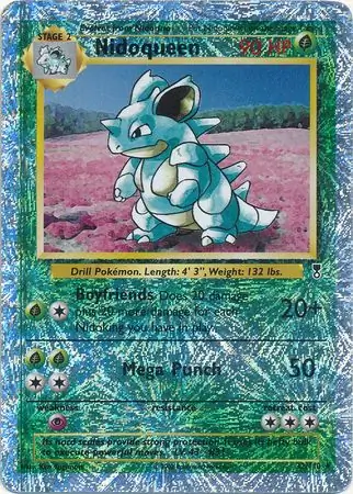 1995 nidoqueen pokemon card value Nidoqueen 1999 Pokemon Jungle 23/64 1st Edition PSA 7