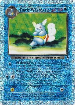 Dark Wartortle Reverse Holo, Legendary Collection #39 Pokémon card