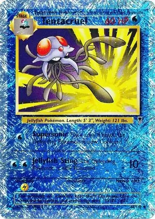Tentacruel Reverse Holo, Legendary Collection #66 Pokémon card
