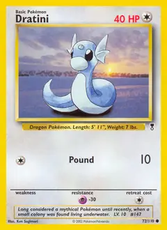 Dratini, Legendary Collection #72 Pokémon card