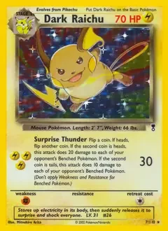Dark Raichu Holo 7