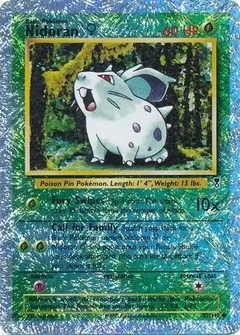 Nidoran F Reverse Holo 82
