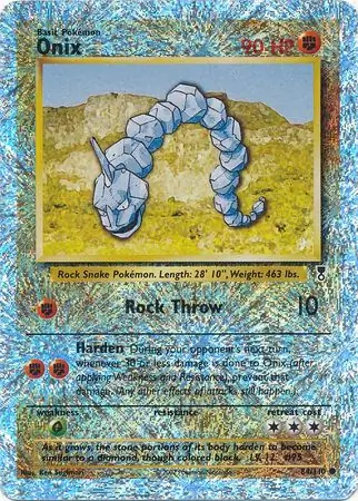 basic onix pokemon card value Pokemon Trading Card Game Gym Heroes Common Brock's Onix #69