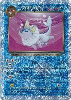 Dark Vaporeon Reverse Holo 9