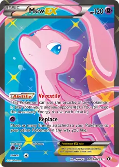 Full Art Mew EX from Legendary Treasures Radiant Collection - Pokemon Card