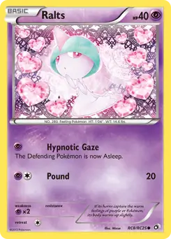 Ralts, Legendary Treasures Radiant Collection #RC8 Pokémon card