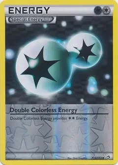 Double Colorless Energy Reverse Holo 113