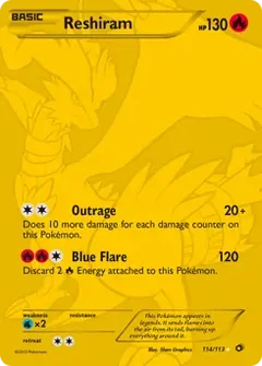 Full Art Reshiram Secret 114