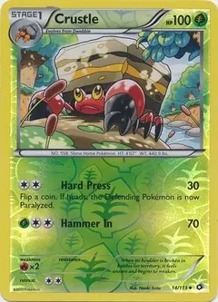 Crustle Reverse Holo 14