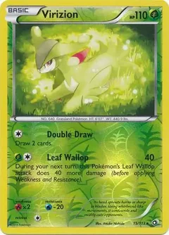 Virizion Reverse Holo 15