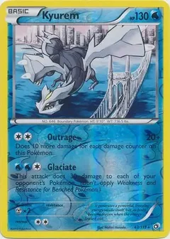 Kyurem Reverse Holo 43