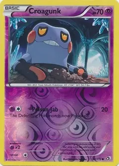 Croagunk Reverse Holo 62