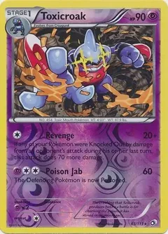 Toxicroak Reverse Holo 63