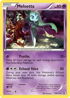 Meloetta Holo 78