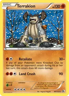 Terrakion Holo 84