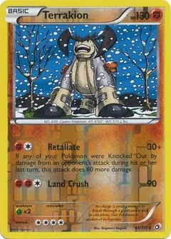 Terrakion Reverse Holo 84