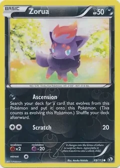 Zorua Reverse Holo 89