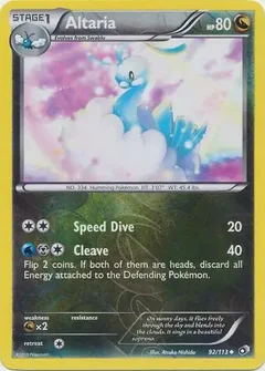 Altaria Reverse Holo 92