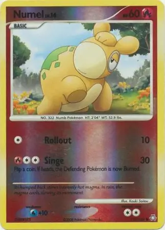 numel pokemon card value Numel 70/97 - ex Dragon - Reverse Holo main image 1
