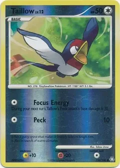 Taillow Reverse Holo 124