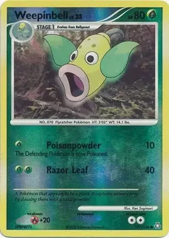 Weepinbell Reverse Holo 127