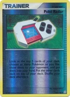 Poke Radar Reverse Holo 133