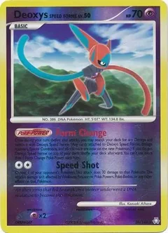 Deoxys Speed Forme Reverse Holo 26