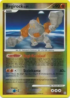 Regirock Reverse Holo 38