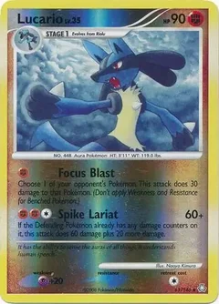 Lucario Reverse Holo 61