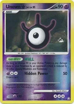 Unown Reverse Holo 80